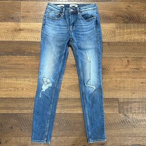 Vigoss Light Blue Distressed Jagger Skinny Jeans